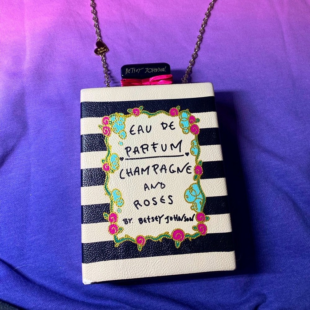 Betsey Johnson eau de parfum purse / bag / clutch